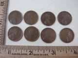 8 1911-P Wheat Pennies