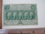 1862 US Fractional Currency, 50-cents Postage Currency