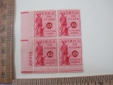 Block of 4 1941 10-cent Postal Savings Stamps, Scott #PS11