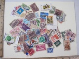 Assorted Foreign Postage Stamps including Poland, Bermuda, Trinidad and Tobago and more