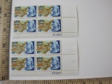 Two Blocks of Four 13 Cent USA Bicentennial U.S. Postage Stamps Scott #1690