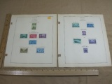 1945 United States Postage Stamps includes 2 Cent Iowa Jima Commemortive, Roosevelt Commemorative