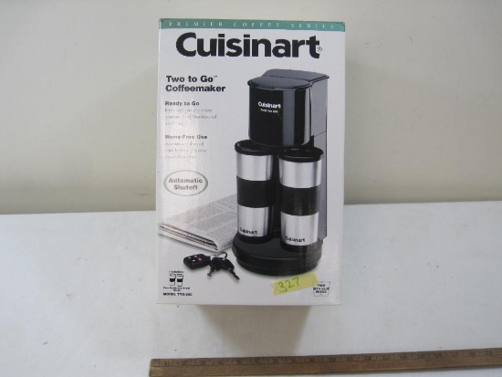 Cuisinart Two to go Coffeemaker New in Box