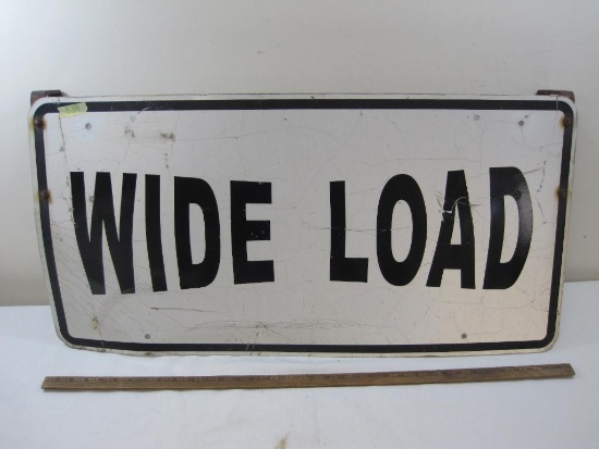 Wide Load Metal Sign