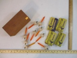 Vintage Royalites Bubble Bulbs in Wooden Box, 13 oz