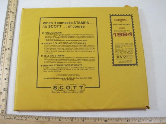 Scott Stamps Blank Pages Stamp Issue thru 1984