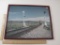 Framed Picture of Sante Fe West Bound Light Engine Move July 1991,Raton New Mexico