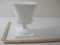 Grecian Style Milk Glass Vase