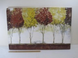 Hanging Canvas Oil Painting of Trees