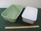 Two Vintage Metal Containers