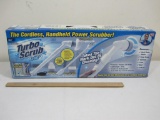 Turbo Scrub 360 As Seen On TV Cordless Hand Held Scrubber Auction Hall Tested and Approved