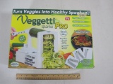As Seen on TV Vegetti Pro Table-Top Spiral Vegatable Cutter New in Box