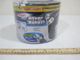 Silver Bullet 50 Foot Pocket Hose with Removable Spray Nozzle, New in Box
