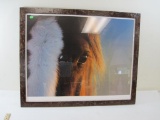 Framed Sharp Eye Horse Print by Jerry Sintz