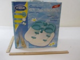Dr Scholl's Soothing Rolling Massage Foot Spa New in Box