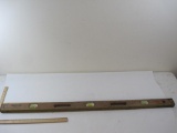 Johnson Wooden Level and Tool Approx. 47 Inches Long