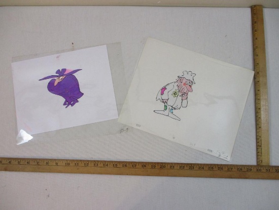 Two Glade 1980s Commercial Original Animation Artwork Production Cels, 4 oz