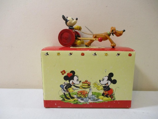 Mickey & Co 363448 Mickey With Pluto Figurine, in original box, 6 oz