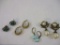 Assorted Pierced Earrings including faux pearls and more, 1 oz