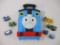 Thomas The Tank Engine Train Carrying Case and Assorted Trains, 2 lbs 7 oz