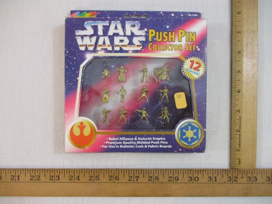 Star Wars Push Pin Collector Set, 1997 Rose Art, new in package, 3 oz