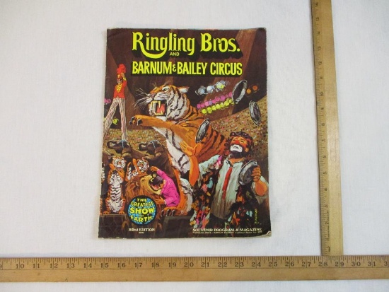Ringling Bros. and Barnum & Bailey Circus 102nd Edition Souvenir Program & Magazine, 1972, see