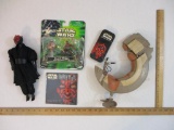 Assorted Darth Maul Star Wars Toys and Speeder Bike, 3 lbs 3 oz