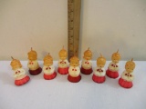 Nine Vintage Gurley Choir Singer Novelty Candles, see pictures for condition, 11 oz