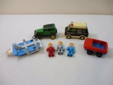 Toy Vehicles and People from Playskool, Tootsie Toy, Fisher Price Toys and more, 1 lb 3 oz