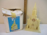 Musical Illuminated Cathedral, in original box, 1 lb 4 oz
