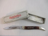 Remington Folding Pocket Knife ONE R1613, Remington UMC, made in USA, in original box, 4 oz