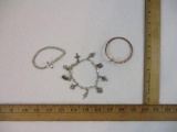 Three Religious Cross Bracelets, 2 oz