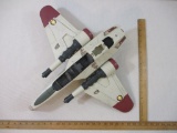 Vintage Toy Fighter Jet, see pictures for condition, 2 lbs 6 oz