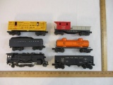 Lionel Lines Postwar O Scale Train Car Set including Locomotive 239, tender, Lionel Lines orange