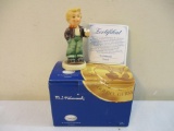 MJ Hummel A Flower For You Hummel Figurine #1525 Hum 2077/B, in original box, 1999 Goebel, 3 oz