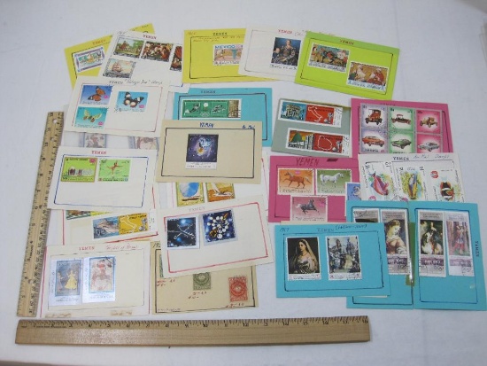 Hinged Postage Stamps from Yemen