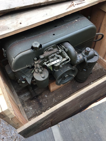 Military Standard Engine 2 Cylinder Air Cooled with shipping crate