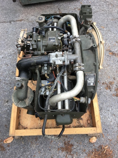 Military Standard Engine 2 Cylinder Air Cooled with shipping crate