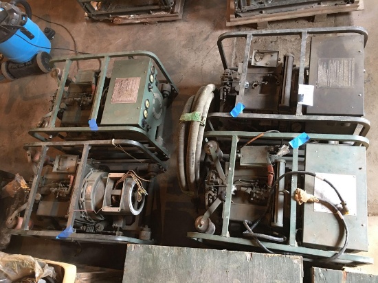 Four US Military Generator Sets Gasoline 3KW 60 Hz, AS IS, tanks have liquid