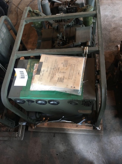 Military Standard Generator 3 KW 28 Volts DC 4 Cylinder Air Cooled with Manual