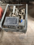 US Army Generator Gasoline Engine 1.5 KW 28 Volts DC Single Phase, 2 Cylinder Air Cooled, have been