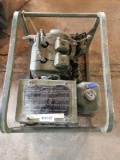 US Army Generator Gasoline Engine 1.5 KW 28 Volts DC Single Phase, 2 Cylinder Air Cooled, have been