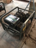 US Army Generator Set Gasoline Engine 1.5 KW 28 Volts DC Single Phase, restored with sealed tank