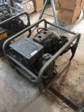 US Army Generator Set Gasoline Engine 1.5 KW 28 Volts DC Single Phase, restored, tank has had fluids