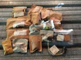Assorted Electrical Parts: circuit breakers, radio frequency coils, adapters, receptacle assemblies,