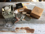 Assorted Electrical Parts including Potentiometer, Control Monitor, Multimeter and more