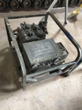 US Army Generator Gasoline Engine 1.5 KW 28 Volts DC Single Phase, 2 Cylinder Air Cooled, have been