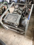 US Army Generator Gasoline Engine 1.5 KW 28 Volts DC Single Phase, 2 Cylinder Air Cooled, have been