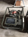 US Army Generator Set Gasoline Engine 1.5 KW 28 Volts DC Single Phase, restored with sealed tank