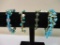 Four Blue Bracelets including Elly Preston Marissa Chipped Stone Turquoise Bracelet and more, 4 oz